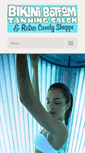 Mobile Screenshot of bikinibottomtanning.com